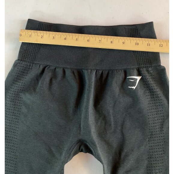NWOT Gymshark Black Seamless High-Waisted Leggings M - Stretchy & Breathable Act - Picture 5 of 9